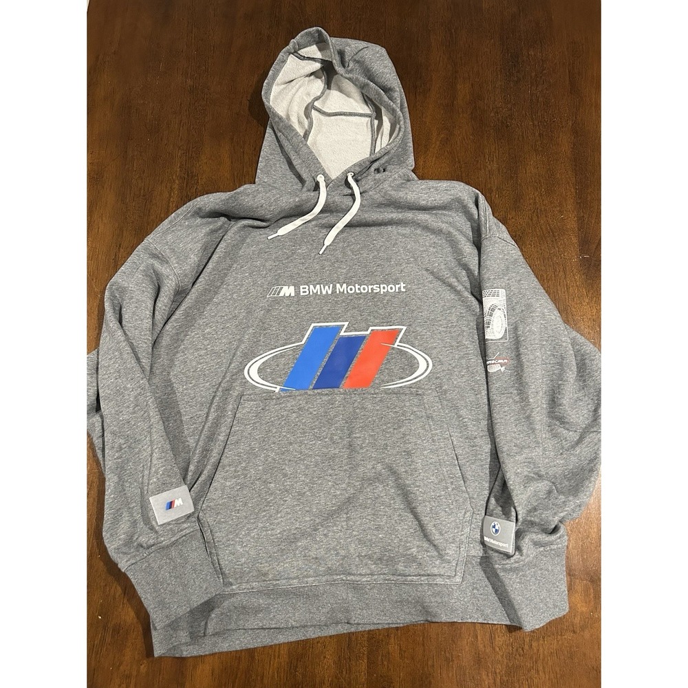 Puma BMW Motorsport M Series Men's Hoodie Size Large Gray